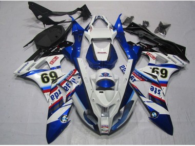 BMW S1000RR 2009-2014 - Bianco Blu Sterilgarda 69