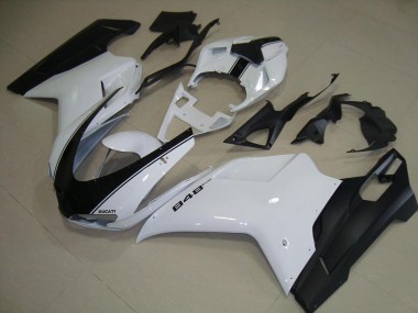 Ducati 848 1098 1198 2007-2014 - Bianco Nero Opaco