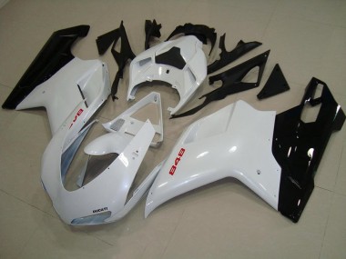 Ducati 848 1098 1198 2007-2014 - Bianco Perla Nero