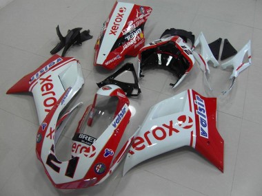 Ducati 848 1098 1198 2007-2014 - Bianco Rosso Xerox