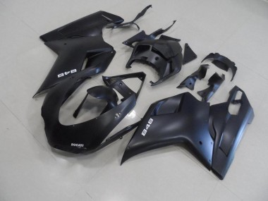 Ducati 848 1098 1198 2007-2014 - Nero Opaco con Bianco 848