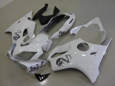 Honda CBR 600 F4i 2004-2007 - Bianco con Nero Dragon