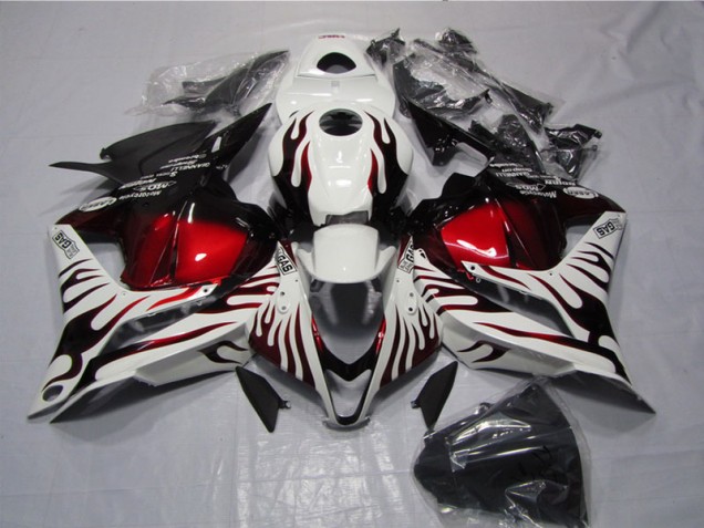 Honda CBR 600 RR 2009-2012 - Bianco Nero Rosso Fiamma