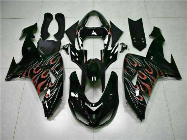 Kawasaki ZX10R 2006-2007 - Nero Rosso Fiamma