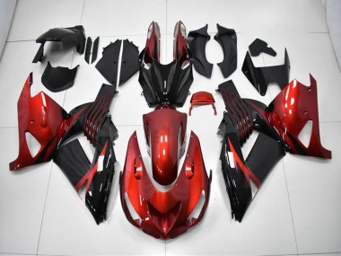 Kawasaki ZX14R ZZR 1400 2006-2011 - Rosso Nero