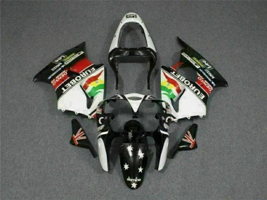 Kawasaki ZX6R 2000-2002 - Nero Bianco Eurobet