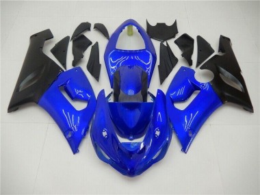 Kawasaki ZX6R 2005-2006 - Blu