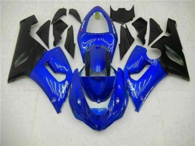 Kawasaki ZX6R 2005-2006 - Blu