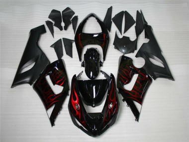 Kawasaki ZX6R 2005-2006 - Rosso Nero