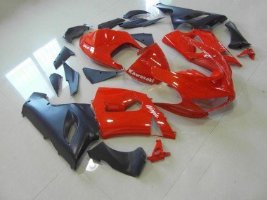 Kawasaki ZX6R 2005-2006 - Rosso & Nero Opaco