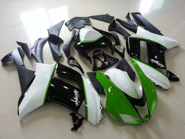 Kawasaki ZX6R 2007-2008 - Verde Nero Bianco