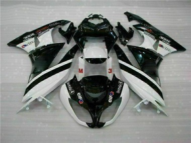 Kawasaki ZX6R 2009-2012 - Nero Bianco 3M Touch4