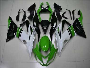 Kawasaki ZX6R 2013-2018 - Verde Bianco Nero