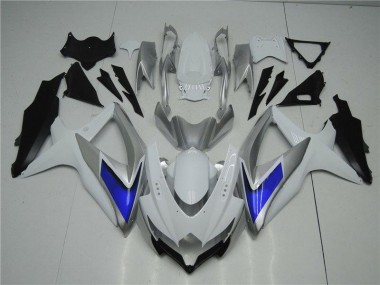 Suzuki GSXR 600 / 750 K8 2008-2010 - Bianco Argento Blu