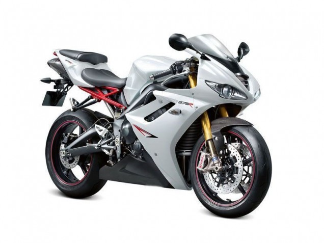 Triumph Daytona 675 Triple 2009-2012 - Bianco Perla Nero