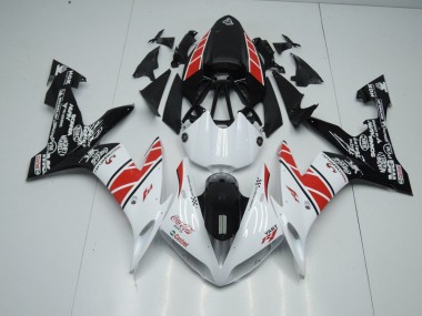 Yamaha R1 2004-2006 - Bianco Nero Adesivos