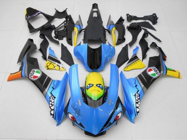 Yamaha R1 2015-2019 - Blu Giallo Squalo