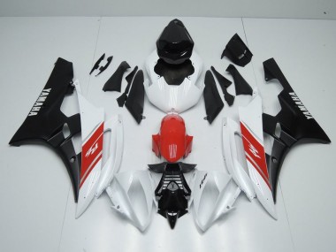 Yamaha R6 2006-2007 - Bianco Rosso & Nero Opaco