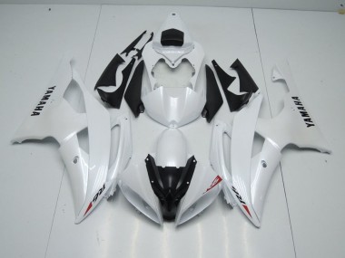 Yamaha R6 2008-2016 - Bianco Perla & Rosso Adesivo