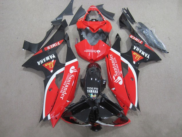 Yamaha R6 2008-2016 - Nero Rosso Bianco Santander