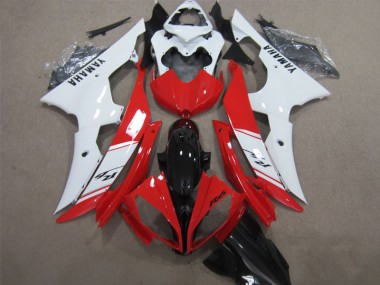 Yamaha R6 2008-2016 - Rosso Bianco Nero Decal